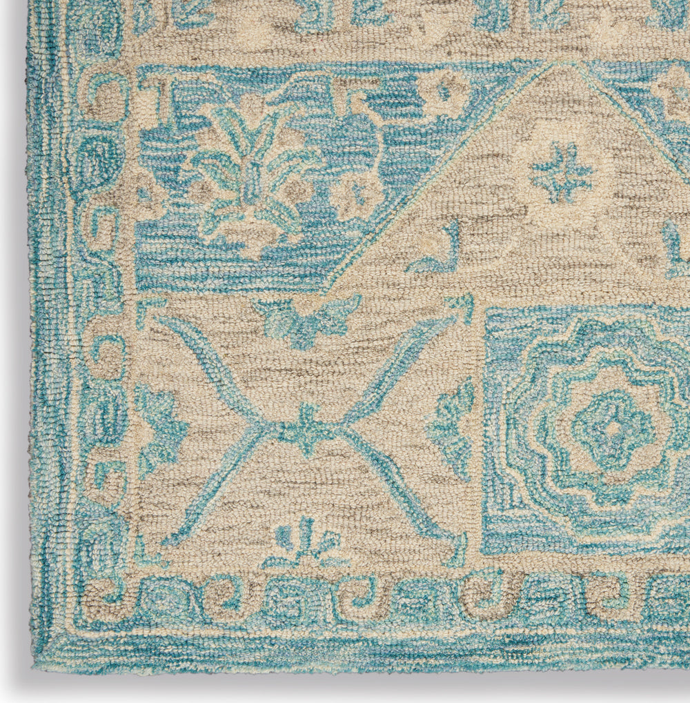 Azura AZM02 Ocean Area Rug by Nourison Room Image Feature