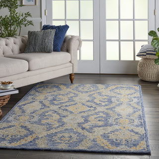 Azura AZM03 Navy Blue Area Rug by Nourison