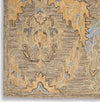 Azura AZM03 Taupe/Blue Area Rug by Nourison Room Image Feature