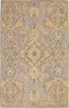 Azura AZM03 Taupe/Blue Area Rug by Nourison