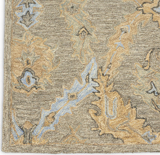 Azura AZM03 Taupe/Blue Area Rug by Nourison