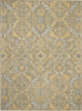 Azura AZM03 Taupe/Blue Area Rug by Nourison
