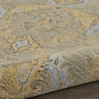 Azura AZM03 Taupe/Blue Area Rug by Nourison