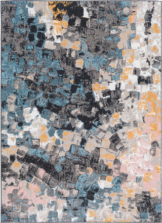 Surya Azul AZU-2304 Aqua Medium Gray Black Mustard White Blush Beige Area Rug Mirror main image