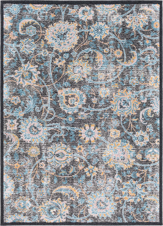 Surya Azul AZU-2309 Aqua Medium Gray Black Mustard Blush White Beige Area Rug Mirror main image