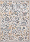 Surya Azul AZU-2310 Mustard Beige Blush Aqua White Black Medium Gray Area Rug Mirror main image