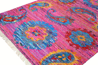 Bashian Boho B124-FWCH3 Fuchsia Area Rug Alternate Shot Feature