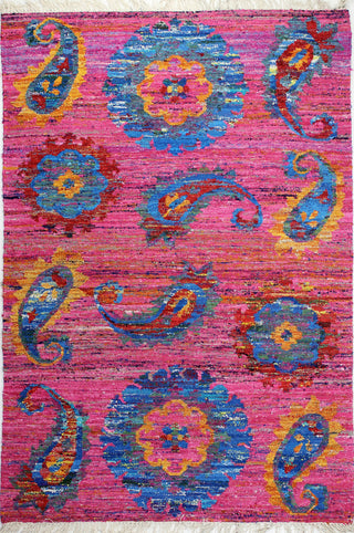 Bashian Boho B124-FWCH3 Fuchsia Area Rug