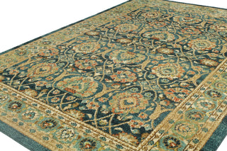 Bashian Buckingham B125-T015A Teal Area Rug Alternate Shot Feature