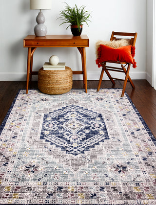 Bashian Barcelona B127-BH110 Dark Blue Area Rug