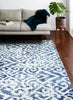 Bashian Barcelona B127-BH120 Ivory/Blue Area Rug