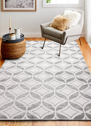 Bashian Barcelona B127-BH113 Ivory/Grey Area Rug