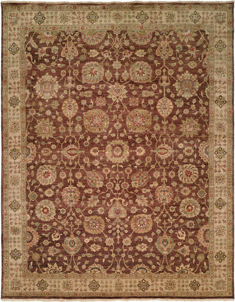 Kalaty Bashir BA-587 Green/Camel Area Rug main image