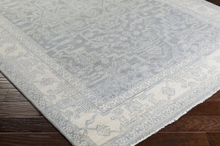 Surya Bala BAA-5000 Teal Hand Knotted Area Rug Corner Shot