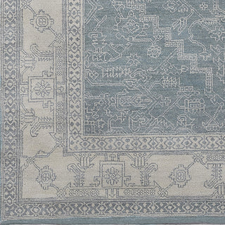 Surya Bala BAA-5000 Teal Hand Knotted Area Rug Sample Swatch