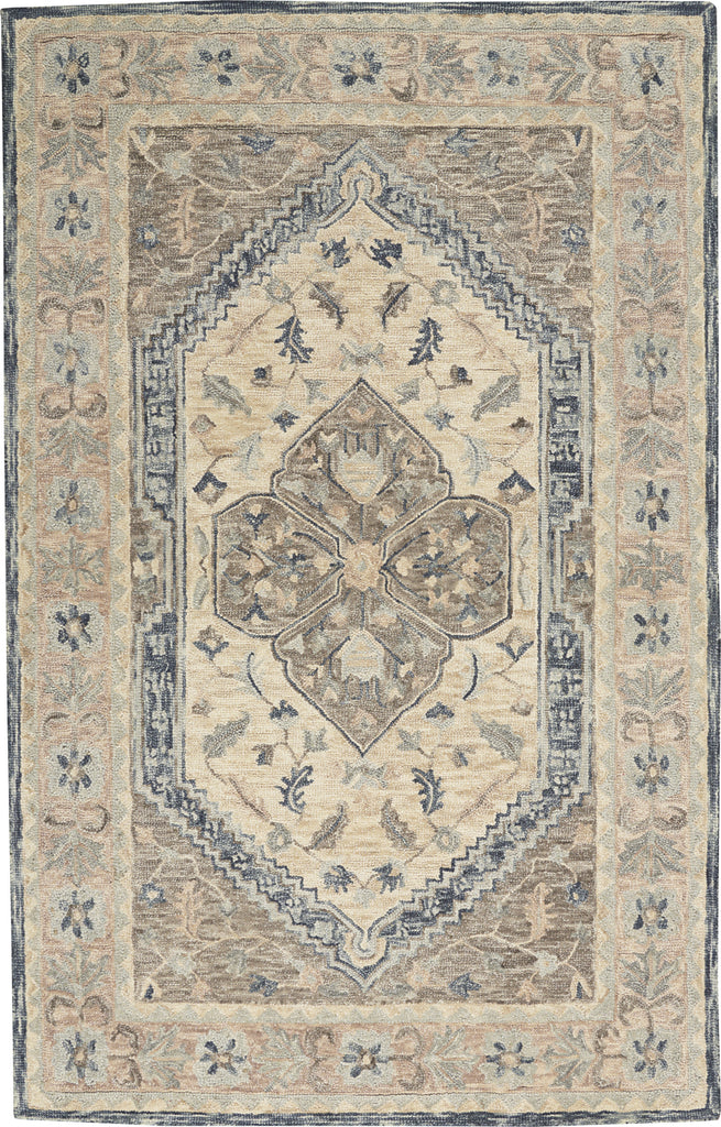 Nourison Bahari BAH03 Grey Area Rug