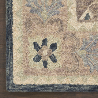 Nourison Bahari BAH03 Grey Area Rug