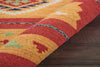 Nourison Baja BAJ02 Yellow/Red Area Rug