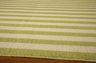 Momeni Baja BAJ-1 Green Area Rug Closeup