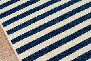 Momeni Baja BAJ-1 Navy Area Rug Closeup