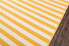 Momeni Baja BAJ-1 Yellow Area Rug Closeup