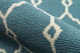 Momeni Baja BAJ-2 Blue Area Rug Detail Shot