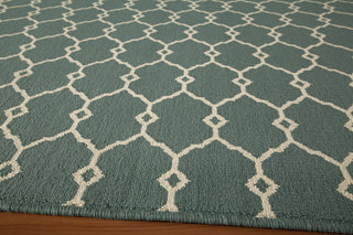 Momeni Baja BAJ-2 Blue Area Rug Closeup