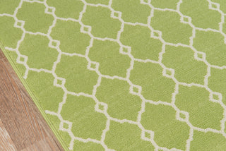 Momeni Baja BAJ-2 Green Area Rug Closeup