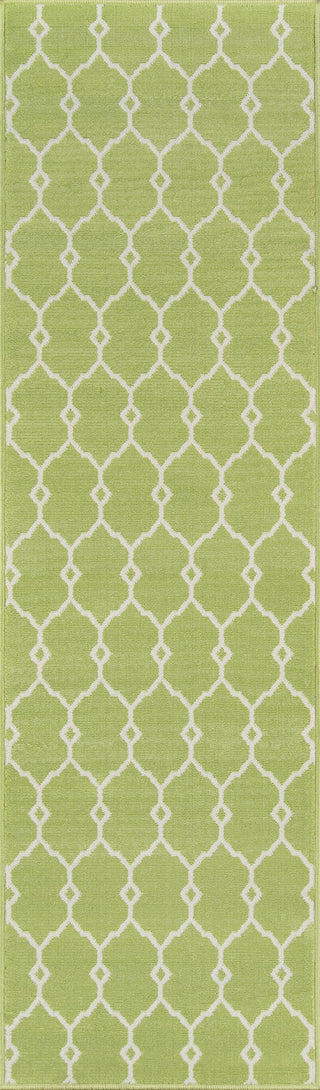 Momeni Baja BAJ-2 Green Area Rug Runner