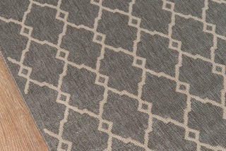 Momeni Baja BAJ-2 Grey Area Rug Closeup