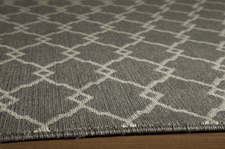 Momeni Baja BAJ-2 Grey Area Rug Closeup Feature