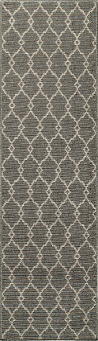 Momeni Baja BAJ-2 Grey Area Rug Runner