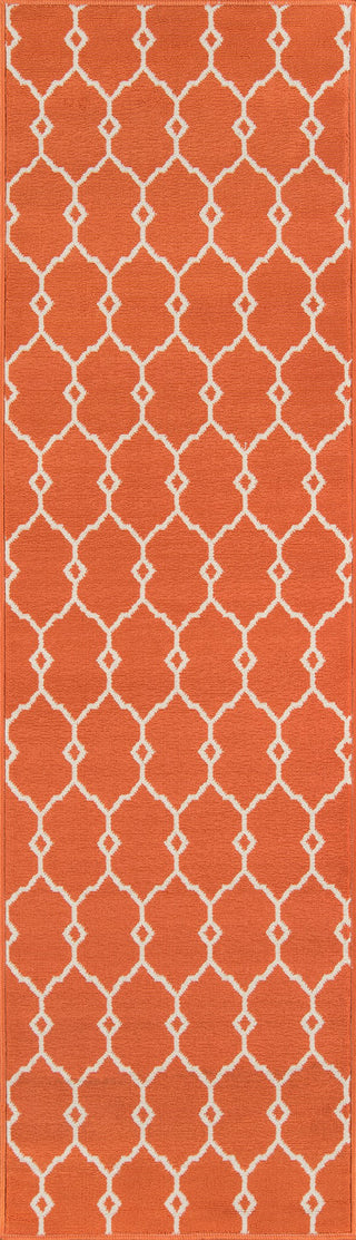 Momeni Baja BAJ-2 Orange Area Rug Runner