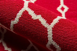 Momeni Baja BAJ-2 Red Area Rug Detail Shot