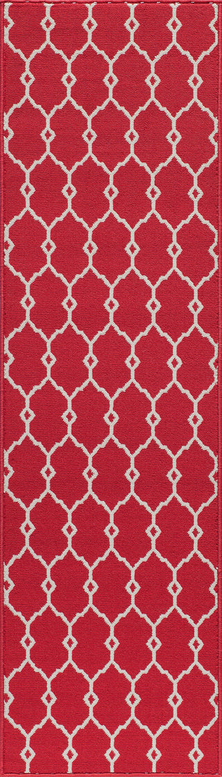 Momeni Baja BAJ-2 Red Area Rug Runner