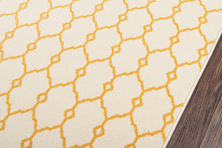 Momeni Baja BAJ-2 Yellow Area Rug Closeup