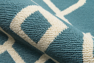 Momeni Baja BAJ-3 Blue Area Rug Detail Shot