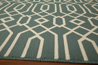 Momeni Baja BAJ-3 Blue Area Rug Closeup