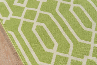 Momeni Baja BAJ-3 Green Area Rug Closeup