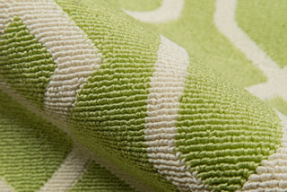 Momeni Baja BAJ-3 Green Area Rug Detail Shot