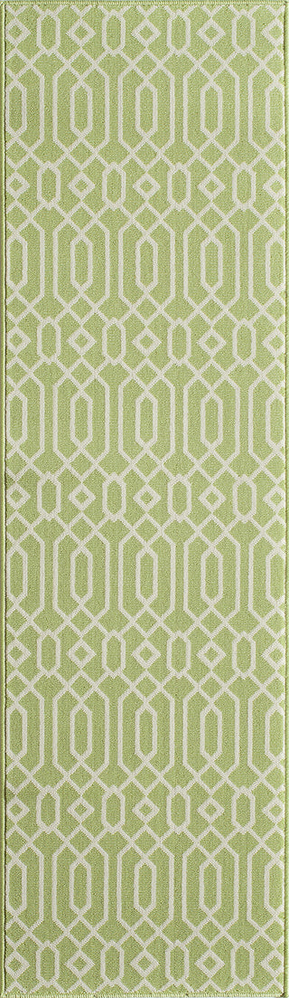 Momeni Baja BAJ-3 Green Area Rug Close up