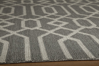 Momeni Baja BAJ-3 Grey Area Rug Corner Shot