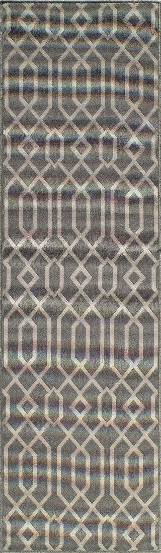 Momeni Baja BAJ-3 Grey Area Rug Runner