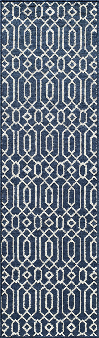 Momeni Baja BAJ-3 Navy Area Rug Runner