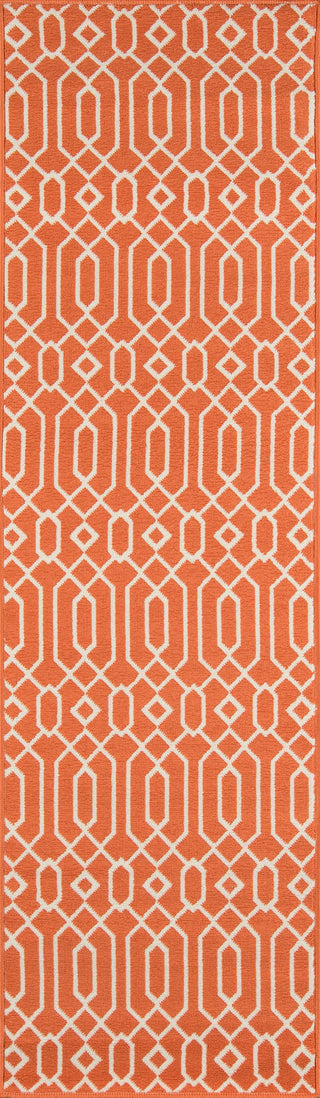 Momeni Baja BAJ-3 Orange Area Rug Runner