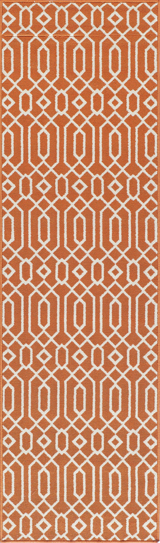 Momeni Baja BAJ-3 Orange Area Rug Runner