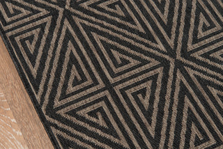 Momeni Baja BAJ-4 Charcoal Area Rug Closeup