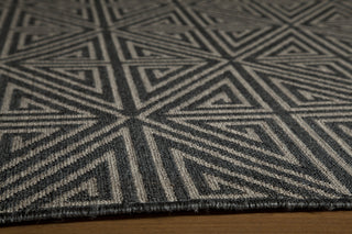 Momeni Baja BAJ-4 Charcoal Area Rug Closeup