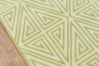 Momeni Baja BAJ-4 Green Area Rug Closeup