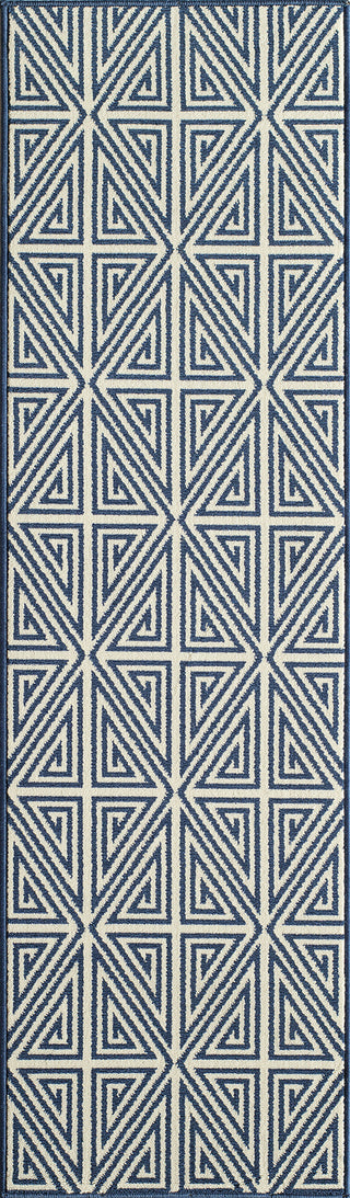 Momeni Baja BAJ-4 Navy Area Rug Close up